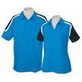 Men's or Ladies' Polo Shirt w/ 2 Color Contrasting Sleeve Panel - 25 Day Custom Overseas Express